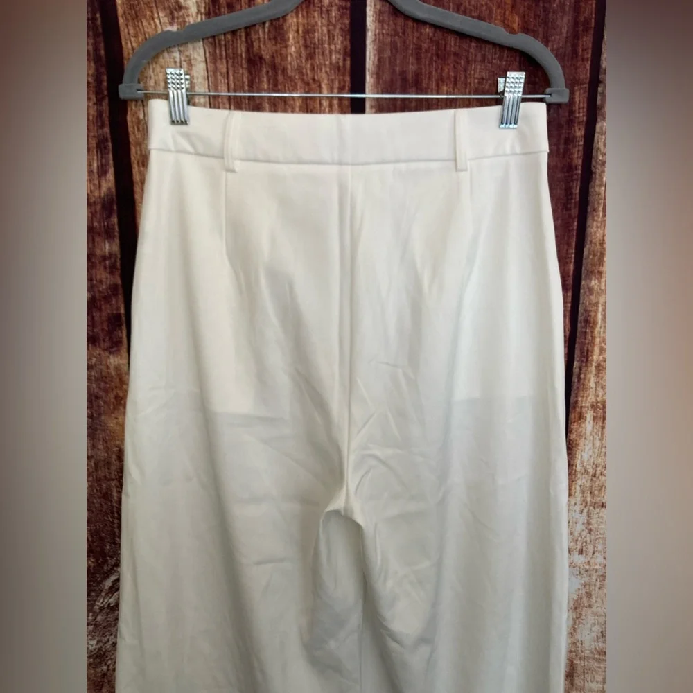 Princess Polly | NWT HUXLEY White Wide Leg Bottoms - Picture 6 of 8